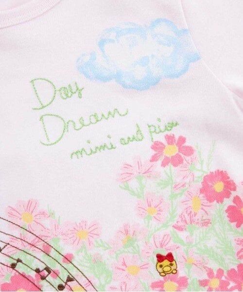 KP / ケーピー Tシャツ | KP お花柄パネル長袖Tシャツ(80～140) | 詳細5