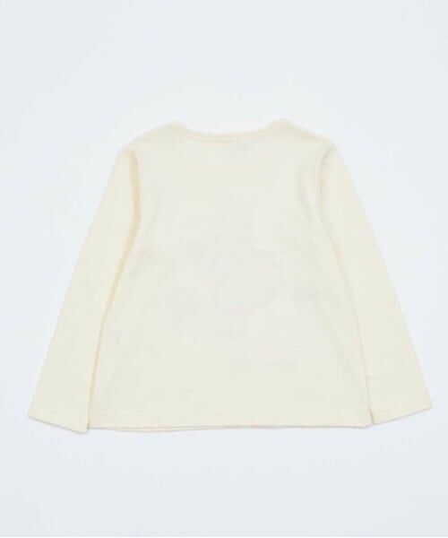 KP / ケーピー Tシャツ | KP うさぎチェックアップリケ長袖Tシャツ(80～140) | 詳細5