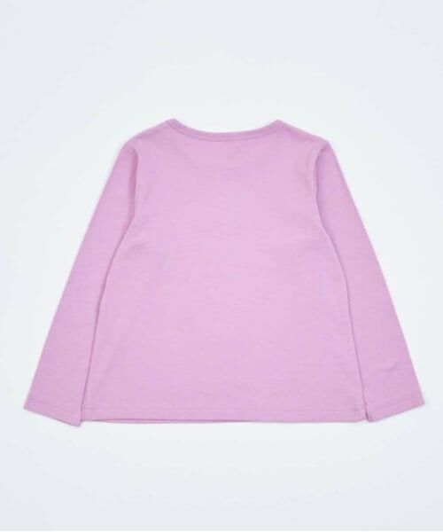 KP / ケーピー Tシャツ | KP うさぎチェックアップリケ長袖Tシャツ(80～140) | 詳細6