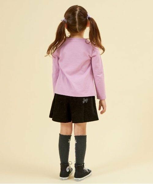 KP / ケーピー Tシャツ | KP うさぎチェックアップリケ長袖Tシャツ(80～140) | 詳細8