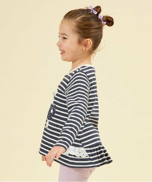 KP / ケーピー Tシャツ | KP うさぎアップリケ長袖Tシャツ(80～140) | 詳細16