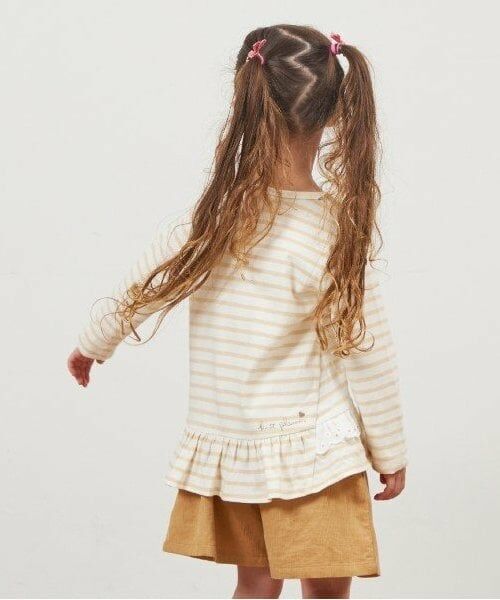 KP / ケーピー Tシャツ | KP うさぎアップリケ長袖Tシャツ(80～140) | 詳細5