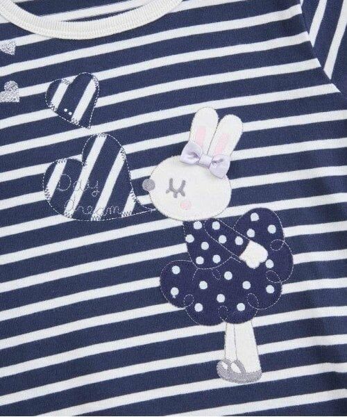 KP / ケーピー Tシャツ | KP うさぎアップリケ長袖Tシャツ(80～140) | 詳細9