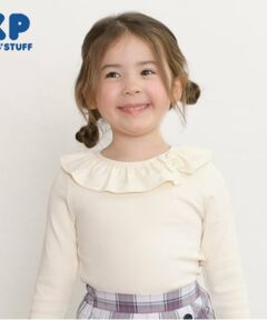 KP / ケーピー Tシャツ | KP フリル襟長袖Tシャツ(80～140)