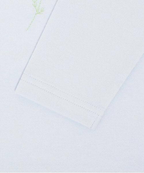 KP / ケーピー Tシャツ | KP コスモスアップリケ長袖Tシャツ(80～140) | 詳細13