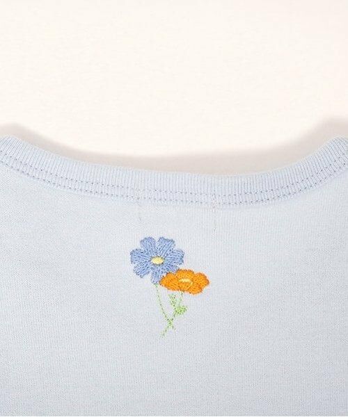KP / ケーピー Tシャツ | KP コスモスアップリケ長袖Tシャツ(80～140) | 詳細14