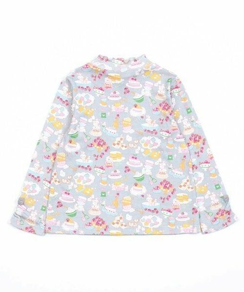 KP / ケーピー Tシャツ | KP パティシエうさぎ総柄長袖Tシャツ(80～140) | 詳細1