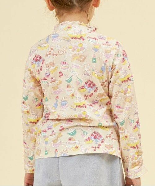 KP / ケーピー Tシャツ | KP パティシエうさぎ総柄長袖Tシャツ(80～140) | 詳細7