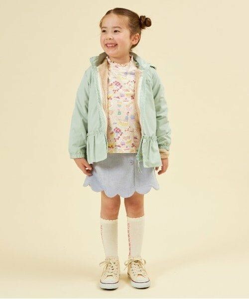 KP / ケーピー Tシャツ | KP パティシエうさぎ総柄長袖Tシャツ(80～140) | 詳細8