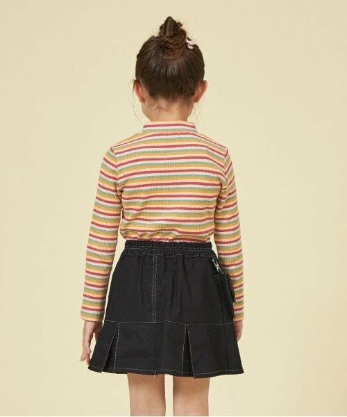 KP / ケーピー Tシャツ | KP マルチボーダー長袖Tシャツ(80～140) | 詳細12