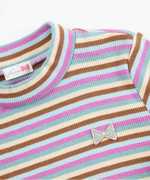 KP / ケーピー Tシャツ | KP マルチボーダー長袖Tシャツ(80～140) | 詳細3