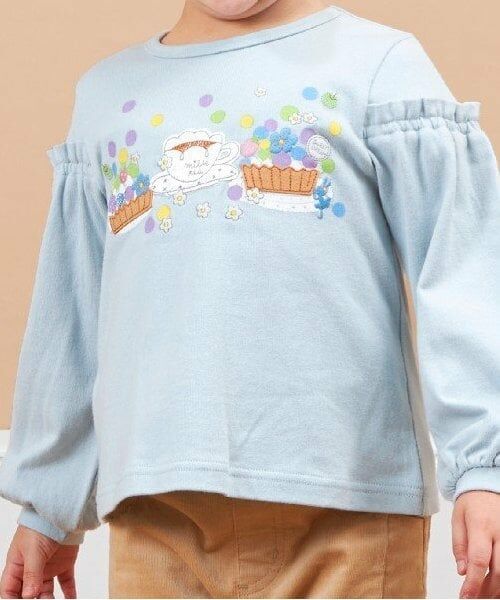 KP / ケーピー Tシャツ | KP タルトアップリケ長袖Tシャツ(90～140) | 詳細10