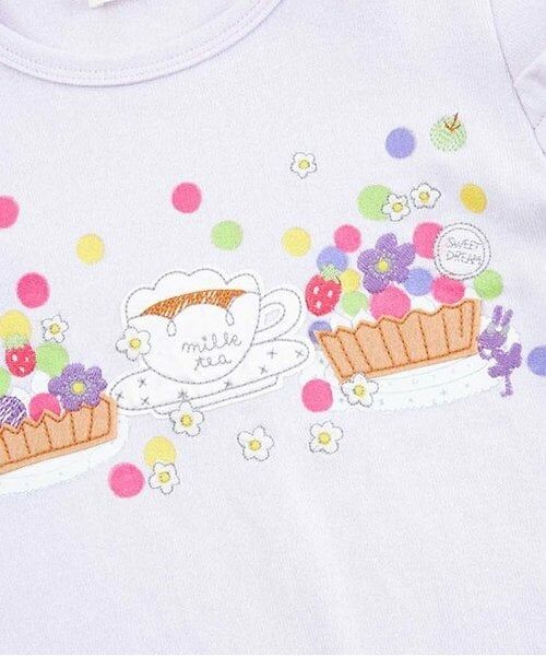KP / ケーピー Tシャツ | KP タルトアップリケ長袖Tシャツ(90～140) | 詳細3