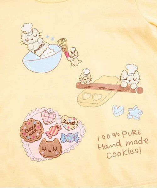 KP / ケーピー Tシャツ | KP パティシエネコちゃん長袖Tシャツ(80～140) | 詳細5