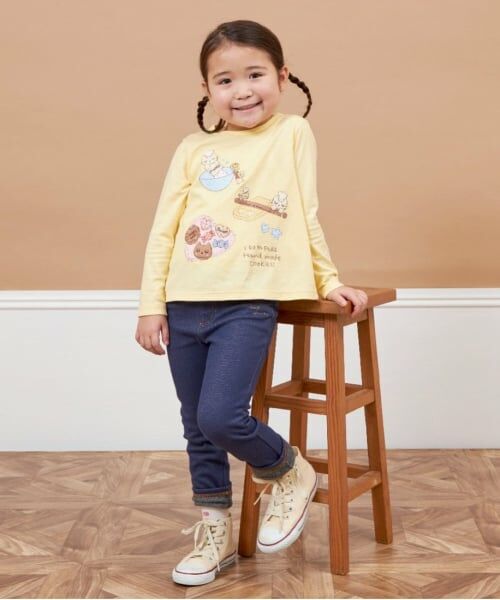 KP / ケーピー Tシャツ | KP パティシエネコちゃん長袖Tシャツ(80～140) | 詳細7