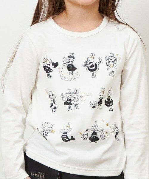 KP / ケーピー Tシャツ | KP 12星座プリント長袖Tシャツ(80～150) | 詳細2