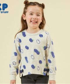 KP / ケーピー Tシャツ | KP リンゴベロアジャガード長袖Tシャツ(90～130)