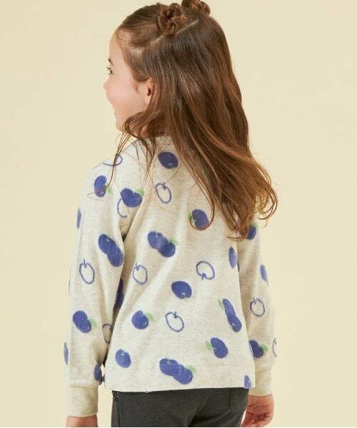 KP / ケーピー Tシャツ | KP リンゴベロアジャガード長袖Tシャツ(90～130) | 詳細11