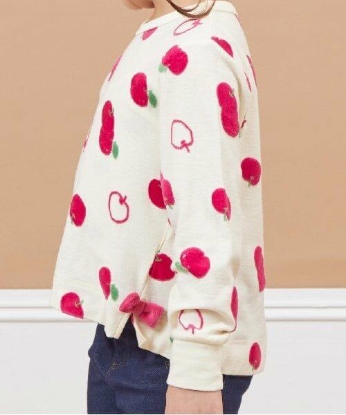 KP / ケーピー Tシャツ | KP リンゴベロアジャガード長袖Tシャツ(90～130) | 詳細14