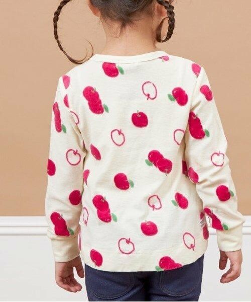 KP / ケーピー Tシャツ | KP リンゴベロアジャガード長袖Tシャツ(90～130) | 詳細15