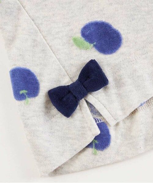 KP / ケーピー Tシャツ | KP リンゴベロアジャガード長袖Tシャツ(90～130) | 詳細4