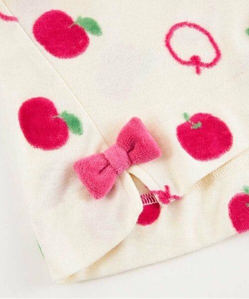 KP / ケーピー Tシャツ | KP リンゴベロアジャガード長袖Tシャツ(90～130) | 詳細7