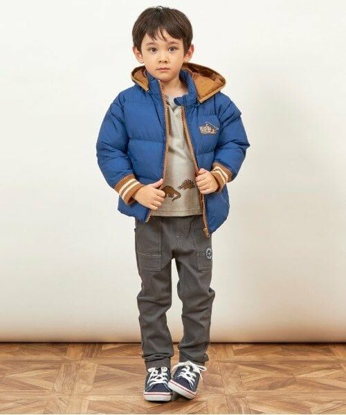 KP / ケーピー Tシャツ | KPBOY ボーダーと無地天竺のレイヤード風長袖Ｔシャツ(80～120) | 詳細14