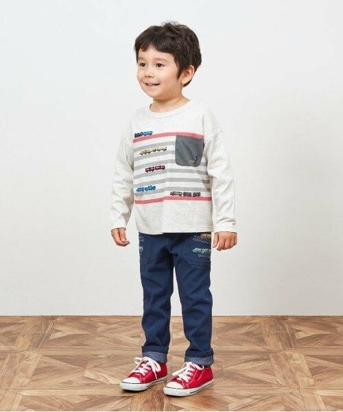 KP / ケーピー Tシャツ | KPBOY 日本製/電車モチーフの長袖Ｔシャツ(80～130) | 詳細10