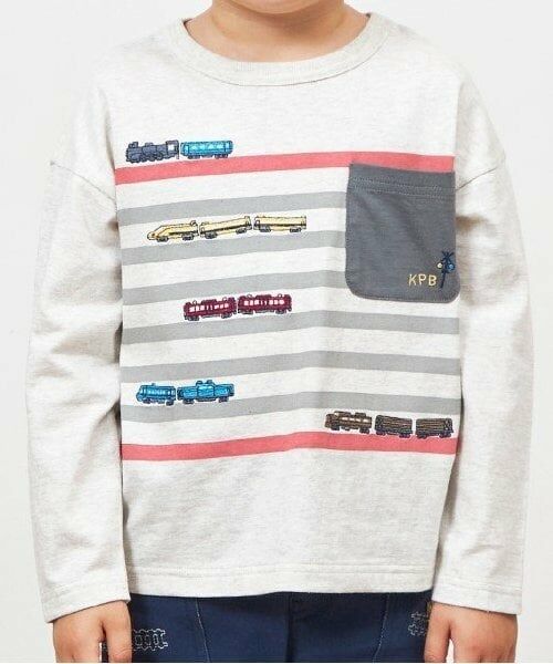 KP / ケーピー Tシャツ | KPBOY 日本製/電車モチーフの長袖Ｔシャツ(80～130) | 詳細12