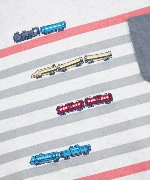 KP / ケーピー Tシャツ | KPBOY 日本製/電車モチーフの長袖Ｔシャツ(80～130) | 詳細4