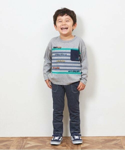 KP / ケーピー Tシャツ | KPBOY 日本製/電車モチーフの長袖Ｔシャツ(80～130) | 詳細7