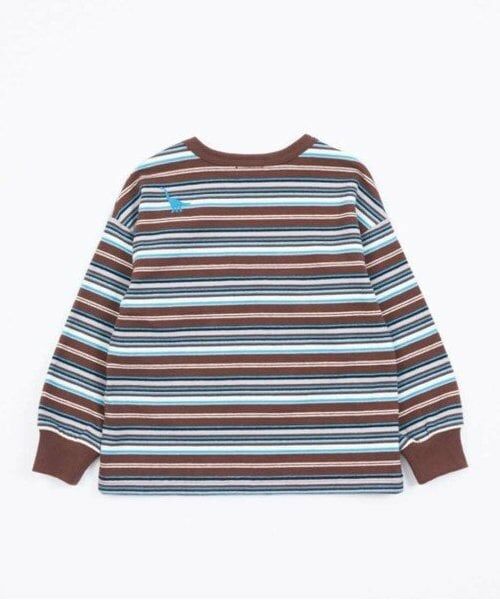 KP / ケーピー Tシャツ | KPBOY マルチボーダー長袖Ｔシャツ(90～150) | 詳細2