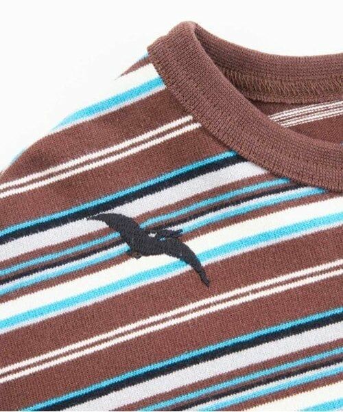 KP / ケーピー Tシャツ | KPBOY マルチボーダー長袖Ｔシャツ(90～150) | 詳細7
