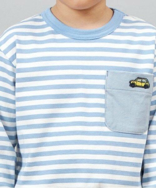 KP / ケーピー Tシャツ | KPBOY ボーダー長袖Ｔシャツ(90～160) | 詳細9