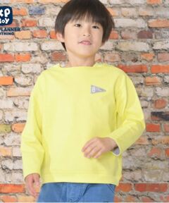 KP / ケーピー Tシャツ | KPBOY ボートネック袖折り返し長袖Tシャツ(100～160)