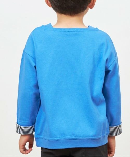 KP / ケーピー Tシャツ | KPBOY ボートネック袖折り返し長袖Tシャツ(100～160) | 詳細11