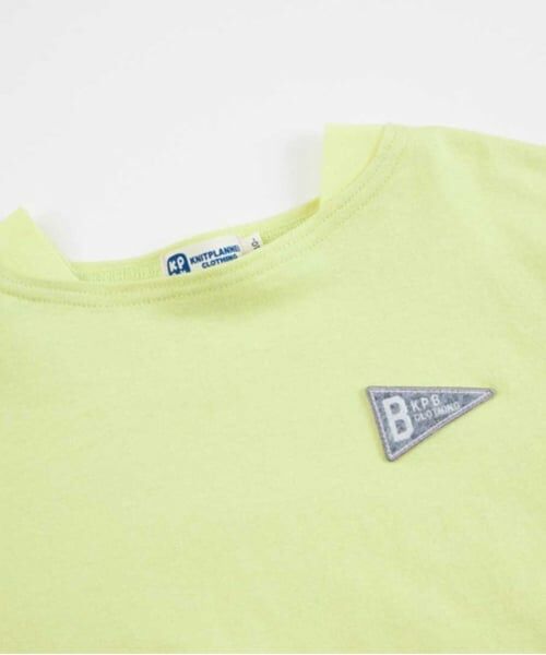 KP / ケーピー Tシャツ | KPBOY ボートネック袖折り返し長袖Tシャツ(100～160) | 詳細12