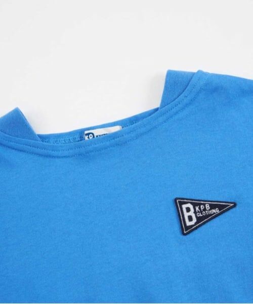 KP / ケーピー Tシャツ | KPBOY ボートネック袖折り返し長袖Tシャツ(100～160) | 詳細14