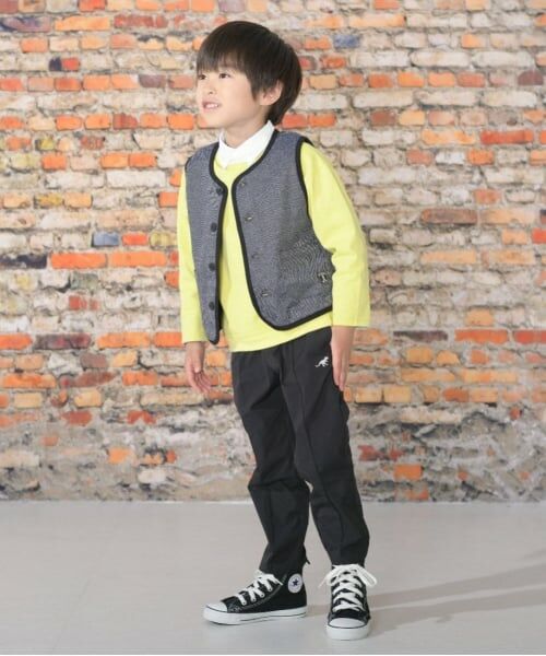 KP / ケーピー Tシャツ | KPBOY ボートネック袖折り返し長袖Tシャツ(100～160) | 詳細8