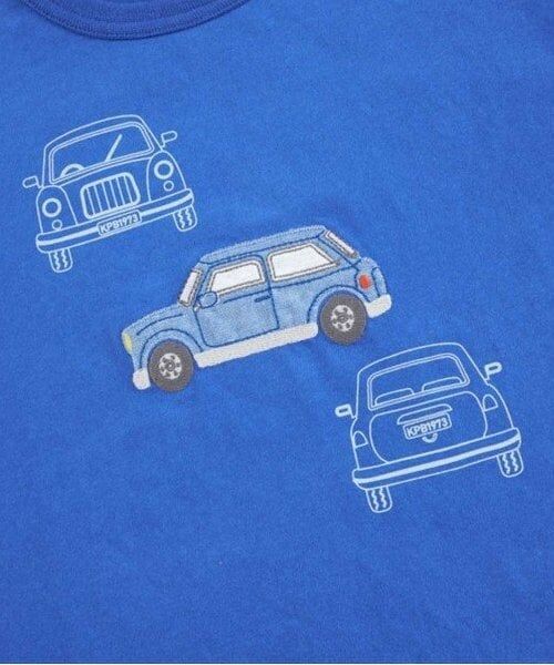 KP / ケーピー Tシャツ | KPBOY 車モチーフの袖ボーダー長袖Ｔシャツ(80～140) | 詳細9