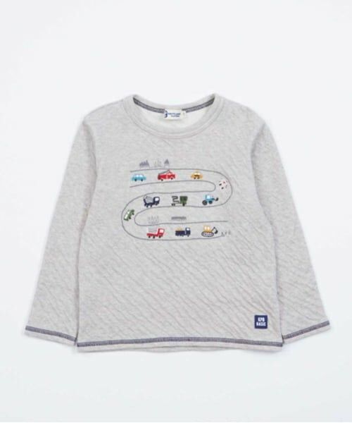KP / ケーピー Tシャツ | KPBOY 日本製/車モチーフオーガニック接結長袖Ｔシャツ(80～150) | 詳細1