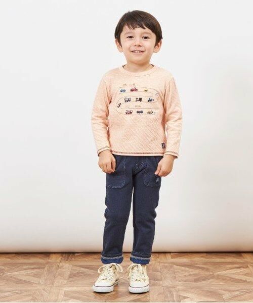 KP / ケーピー Tシャツ | KPBOY 日本製/車モチーフオーガニック接結長袖Ｔシャツ(80～150) | 詳細13