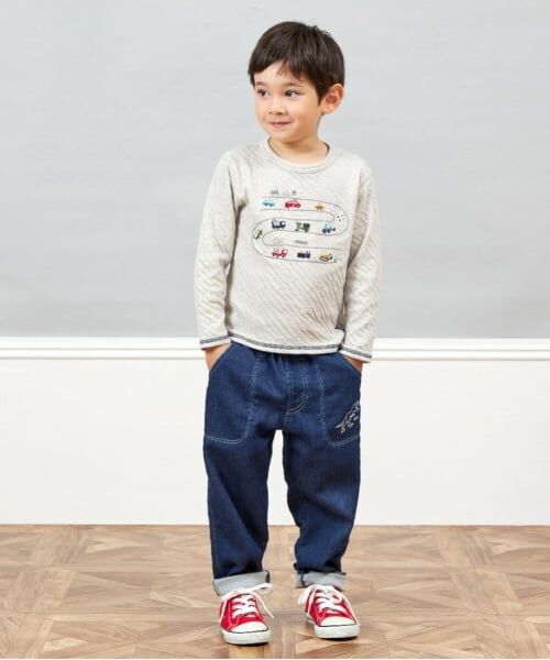 KP / ケーピー Tシャツ | KPBOY 日本製/車モチーフオーガニック接結長袖Ｔシャツ(80～150) | 詳細2