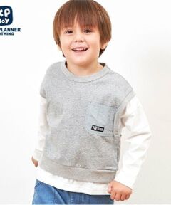 KP / ケーピー Tシャツ | KPBOY ベスト重ね着風Tシャツ(110～160)