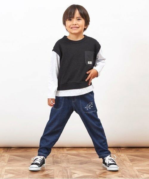 KP / ケーピー Tシャツ | KPBOY ベスト重ね着風Tシャツ(110～160) | 詳細10