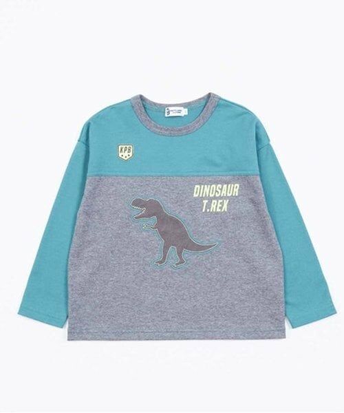 KP / ケーピー Tシャツ | KPBOY 日本製/恐竜モチーフ長袖Ｔシャツ(80～140) | 詳細2