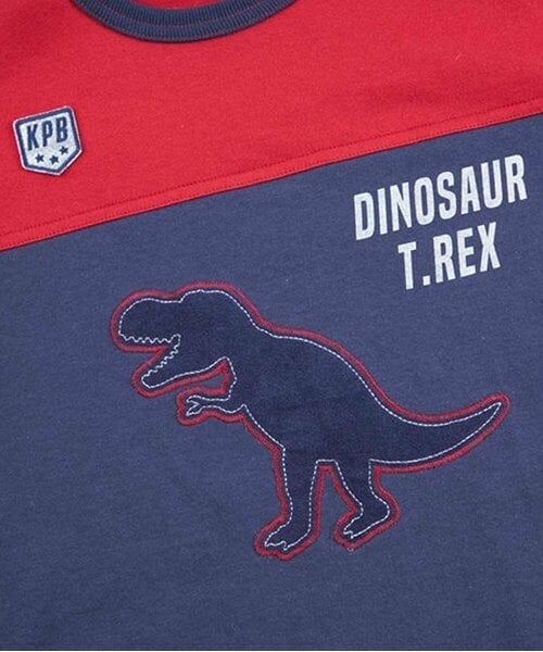KP / ケーピー Tシャツ | KPBOY 日本製/恐竜モチーフ長袖Ｔシャツ(80～140) | 詳細3
