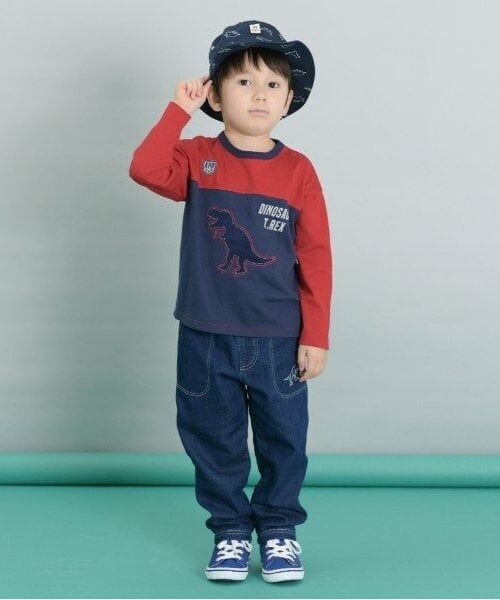 KP / ケーピー Tシャツ | KPBOY 日本製/恐竜モチーフ長袖Ｔシャツ(80～140) | 詳細7