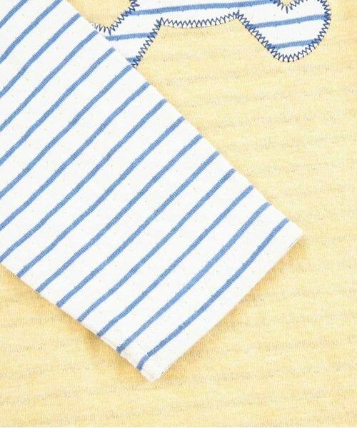 KP / ケーピー Tシャツ | KPBOY クマモチーフの接結ボーダー天竺長袖Ｔシャツ(80～110) | 詳細4