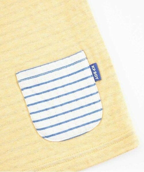 KP / ケーピー Tシャツ | KPBOY クマモチーフの接結ボーダー天竺長袖Ｔシャツ(80～110) | 詳細6